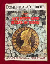 Rivista La Domenica del Corriere 1969 Monete Repubblica Italiana numismatica