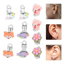  5 Paia Orecchini Clip On