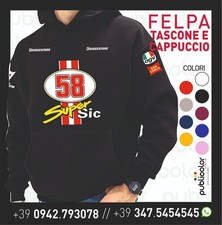 FELPA CAPPUCCIO TASCONE STAMPA