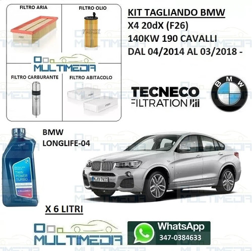 Kit tagliando filtri olio - filtri, +