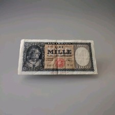 Mille Lire Decr.Min. 14 E 18 Agosto 1947