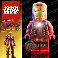 ⭐ LEGO Iron Man Mk 43 sh498 Minifigure sh0498 Marvel Avengers Age Ultron 76105