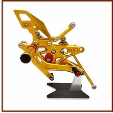 Per Yamaha YZF-R1  2004-2005-2006 Pedane Arretrate Regolabili Rearsets foot pegs