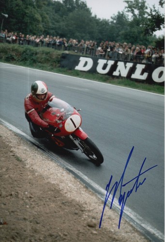 Giacomo agostini foto firmata - giacomo,