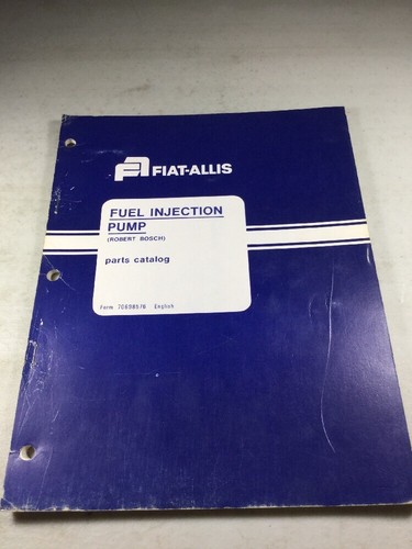 Manuale catalogo ricambi - catalogo, pompa