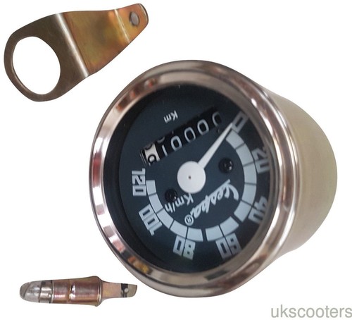 Ukscooters vespa round speedo - ukscooters,