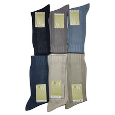 Rossi Calze Lunghe Costina Uomo in Cotone Filo di Scozia 100% Made italy art 202