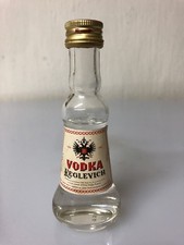 Miniature Mignon VODKA KEGLEVICH  Stock Trieste 3cl 40% Vol Vintage