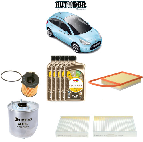 Kit tagliando filtri citroen - 4,