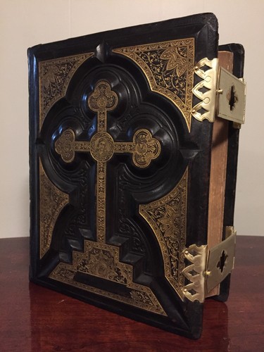 Antique catholic family bible - catholic,