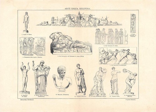 Arte greca scoltura - greca., lexicon