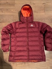 Giacca con cappuccio piumino leggero uomo attrezzatura da montagna grande marrone