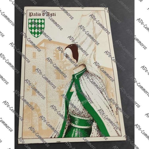 Cartolina palio asti - asti,