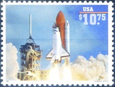 USA. Veicolo spaziale Endeavour 1995. Alto valore. per espresso.