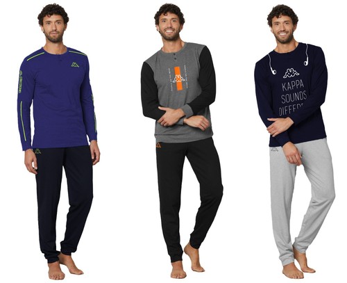 Pigiama uomo cotone manica - pigiama,