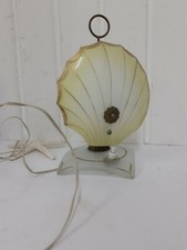 Abat Jour D' Epoca Design in Ottone E Vetro Satinato Anni '30 '40