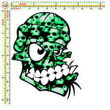 Adesivi moto casco teschio