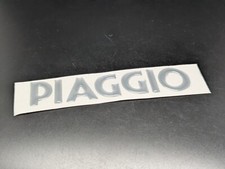 PIAGGIO 110MM LOGO ADESIVO 3D SIGLA EMBLEMA FREGIO STEMMA SCRITTA BADGE TARGA