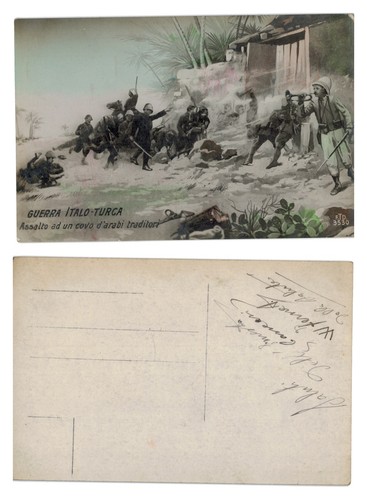 Vintage postcard guerra - postcard,