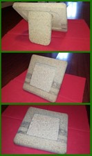 Cornice appoggio sughero artigianato sardo fine anni 80