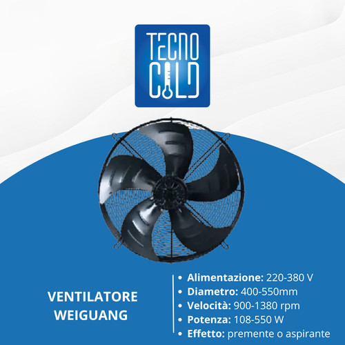 Ventilatore assiale con - assiale,