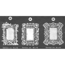 DISEGNO PER LA COSTRUZ. DI 3 PICCOLE CORNICI CON IL TRAFORO DELLA AMATI COD. 86 