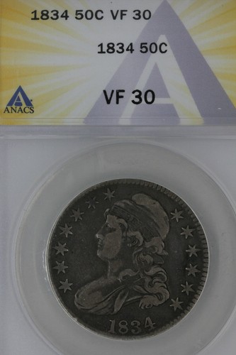 1834 anacs vf 30 - 1834,
