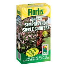 CONCIME PER PIANTE SEMPREVERDI, SIEPI E CONIFERE 1KG FLORTIS GIARDINO SIEPI