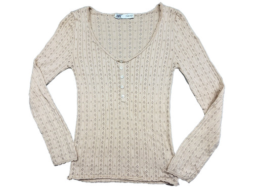 Zara pointelle maglia - zara,