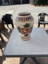 Vaso grande vintage decorato - grande,