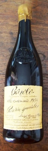 Barolo riserva speciale - , 1958