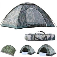 Tenda da Campeggio Leggera 2/3/4 Persone Impermeabile Famiglia Cupola Tenda con Borsa Trasporto