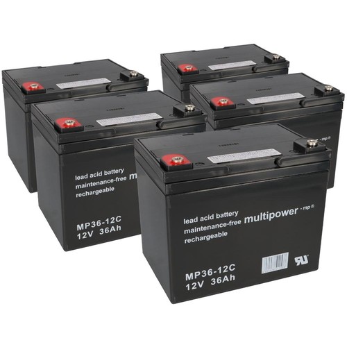 12v ricambio batterie - 5x,