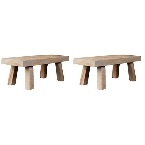 Set ornamenti legno - 2,