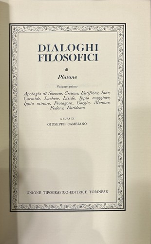 Libro dialoghi filosofici - dialoghi,