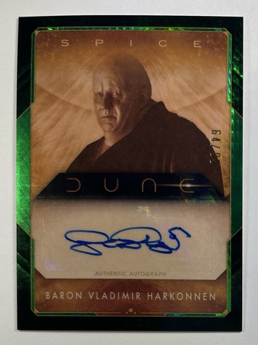 Autografo topps dune - dune, barone