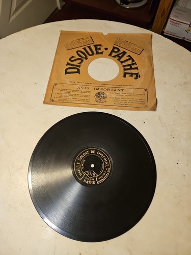 Antico disco pathe 5719 - pathe,