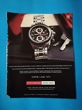 RITAGLIO DI GIORNALE PUBBLICITA' OROLOGIO VICTORINOX DA COLLEZIONE - (141)