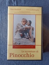 Cofanetto VHS Pinocchio Sceneggiato televisivo INTEGRALE RARO