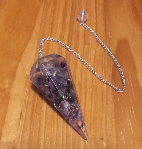 Pendule divinatoire orgonite - divinatoire,