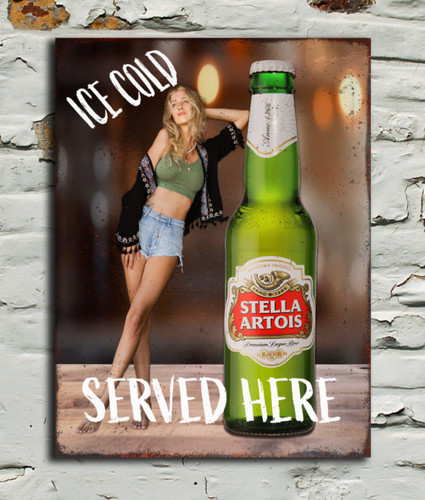 Stella bottle lager - bottle,