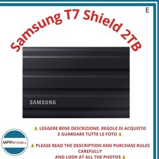 Samsung T7 Shield 2TB SSD USB 3.2 Gen 2 Nero - TESTATO