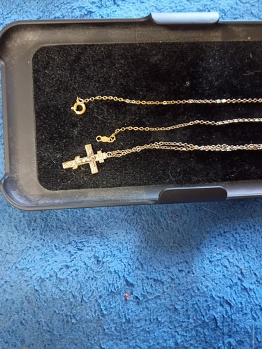 Catena croce oro - catena/croce, 12k