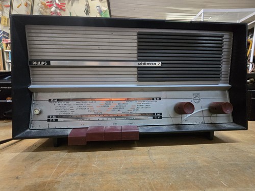 Radio velvole philips philetta - radio,