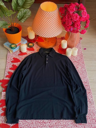 Polo zanone icecotton nera - polo,