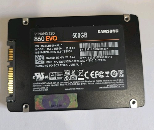 Samsung 860 evo - 500, gb