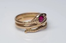 Anello serpente vintage con