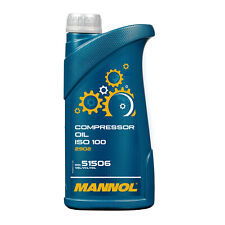 MANNOL Compressor Oil olio compressore 1 litro ISO 100 DIN 51506 VDL / VCL / VBL olio 