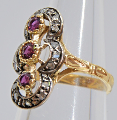 -Anello antico oro 18