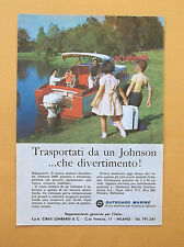 D339 - Advertising Pubblicità- 1959 - JOHNSON MOTORI OUTBOARD MARINE